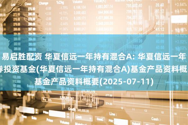 易启胜配资 华夏信远一年持有混合A: 华夏信远一年持有期混合型证券投资基金(华夏信远一年持有混合A)基金产品资料概要(2025-07-11)